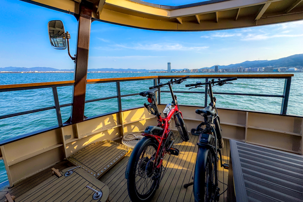 ビワイチに新しい旅のカタチ！自転車ごと乗れる「LAGOクルーズ」が