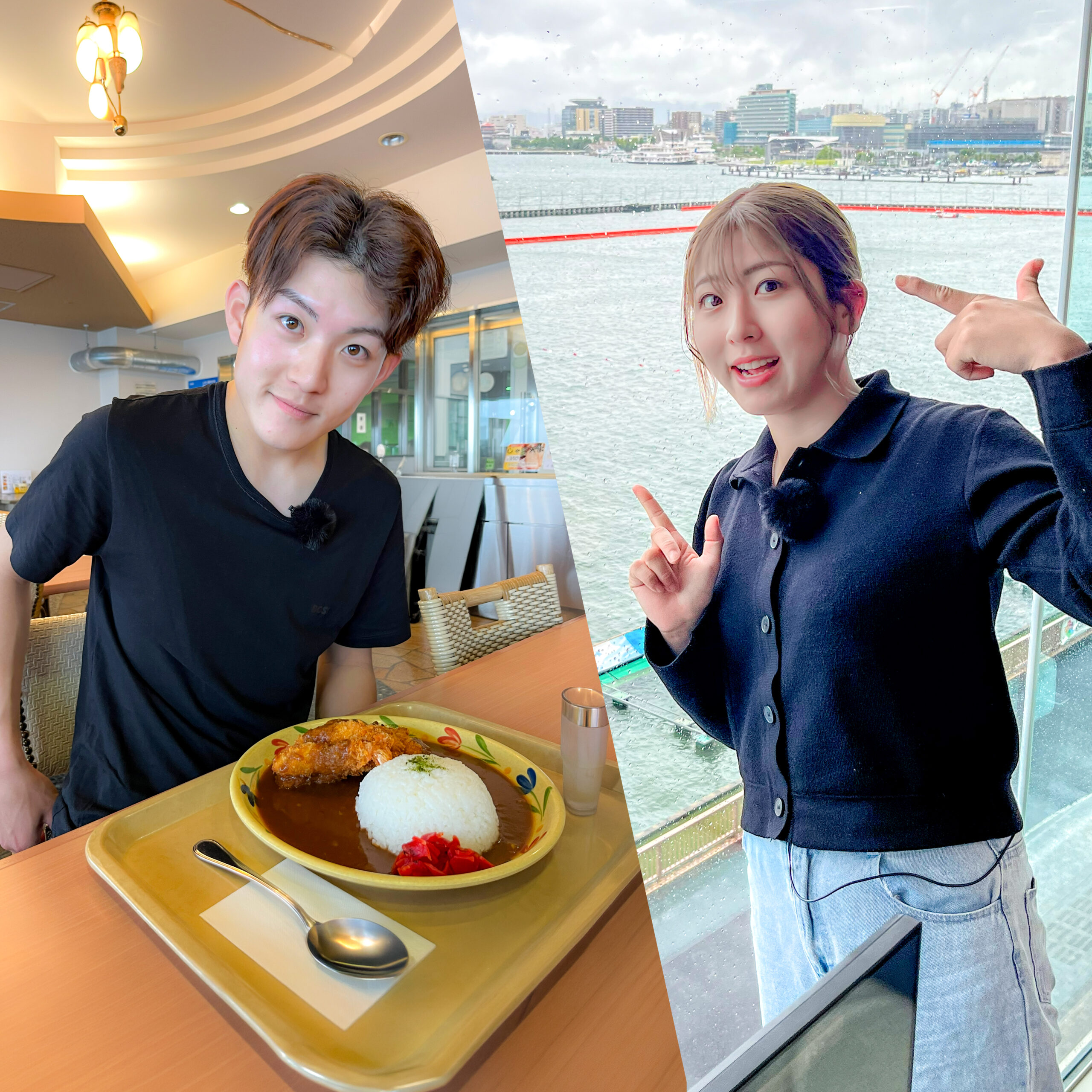 G1ジョッキー・今村聖奈騎手と大久保友雅騎手が「ボートレースびわこ